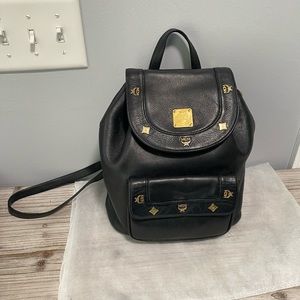 MCM all leather Backpack